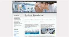 Desktop Screenshot of keystonebioanalytical.com